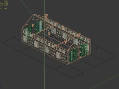 Future World - Industrial Zone 01 3D model