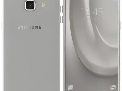 Samsung Galaxy C5 Silver 3D model