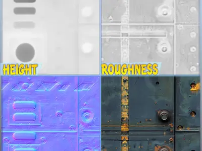 Sci-FI Seamless Texture Texture 9