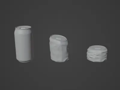 Coke Can 3D Model Free 3D model