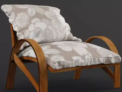 sakiana armchair 3D model