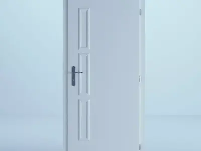 White Door 1 3D model