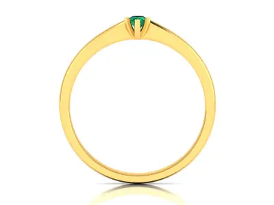 Solitaire Stylish Ring 3dm stl fbx obj render details 3D print model