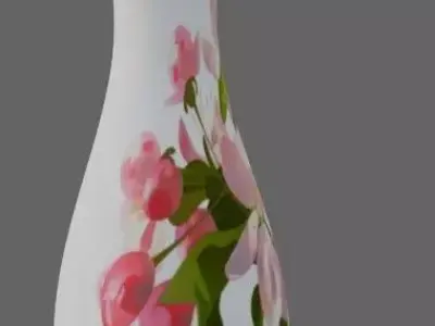 vase  flower  low-poly  Texture