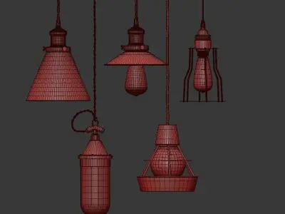 PENDANT SET 13 3D model