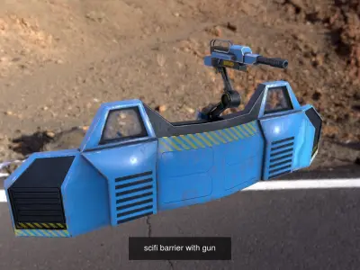 Scifi Defence Collection 3D Model Pack