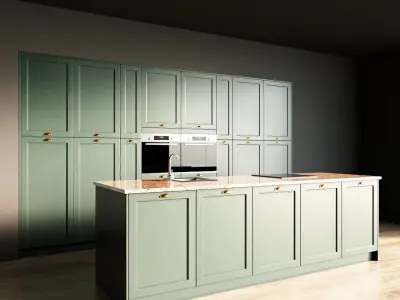 50-Kitchen2 matte 5 3D model
