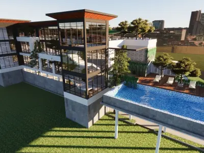 food and beverage design 3D model