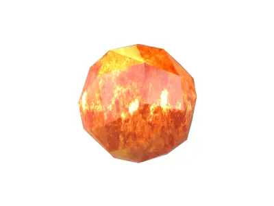 Style Sun v1 001 Free low-poly 3D model