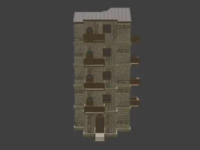 House Model 17 Low-poly 3D model