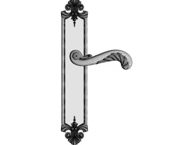 Door Handle 05 3D model