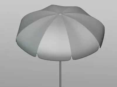 Beach umbrella 3D model