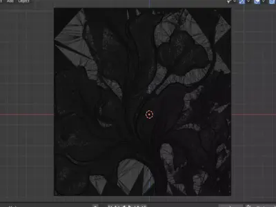 Modern Botanical Relief Panel Wall Decor Set STL Mural CNC 348 3D model