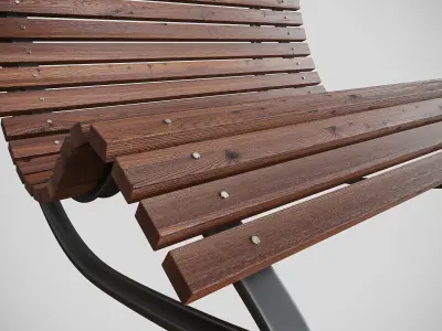 Rocking Bench 3D model