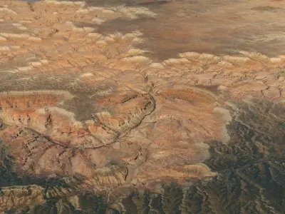 Grand Canyon Landscape 3D model