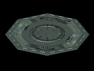 Upgrade platform surface 3D model