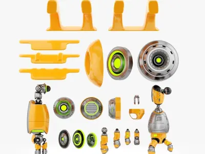 Funny Aerial CUTAN drone 3D model