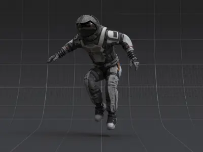 V2 ASTRONAUT SUIT Low-poly 3D model buy