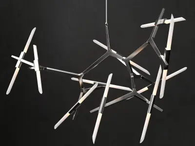 Chandelier agnes 20 lights 2 3D model