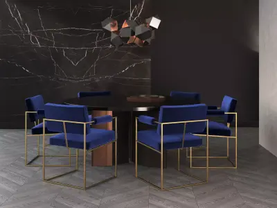 Dining Set 20 3D model