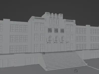 The university Free 3D model