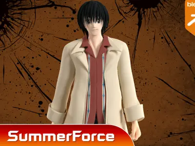 Yoichi Nagumo - Sakamoto days 3D model