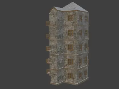 House Model 61 Low-poly 3D model
