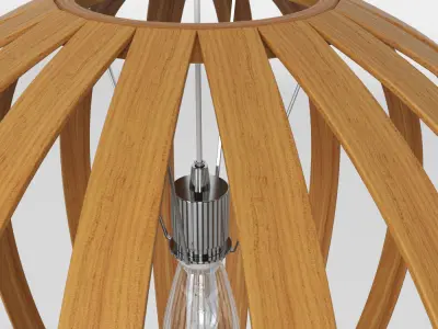 Bentwood Pendat Round by West Elm 3D model