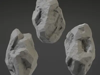Stone Big - 3rd Low-poly 3D model