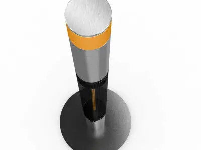 Lava Heat Italia Column Electric Infrared Patio Heater  3D model
