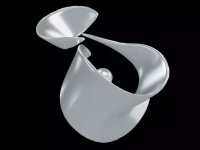 Abstract Shape v38 002 Low-poly 3D model