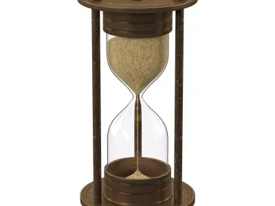 Wolken Hourglass 3D model