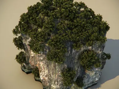 Thailand Rock 1 3D model