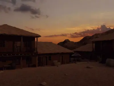 Village Farm House 3D model