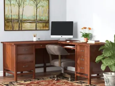 Drolet Desk 3D model