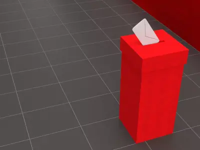 box for mail Free 3D model