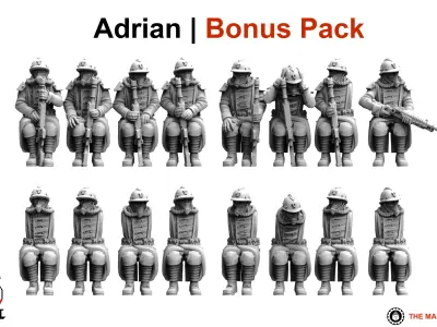 Valour Korps - Transport Infantry 3D print model