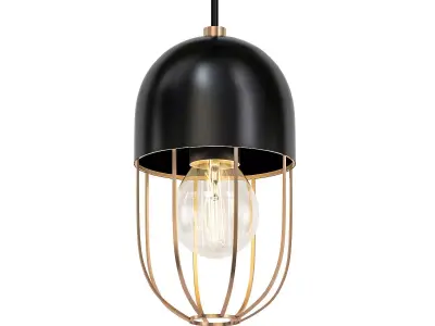 Mitzi cage pendant light 3D model