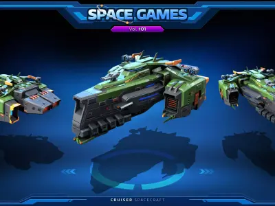 SPACE Games Vol-01  Low-poly 3D model