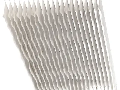 decorative fabric ceiling 2 3D model