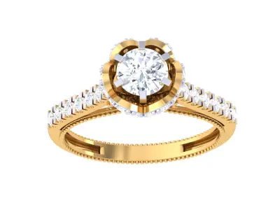 Women Ring  Render 3dm STL OBJ FBX Details 3D print model 309