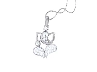 Spiritual Ganesha Pendant 3D print model