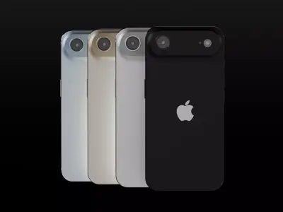 Apple iPhone Air 2025 In All Official Colors and Dimensions 3D model