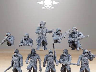 GrimGuard Transport Tank 3D print model