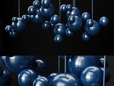 Giopato and Coombes Bolle 34 Bubble 2 CLEAR  SILVER 3D model