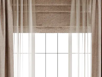 Curtain A3 3D model