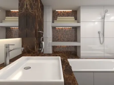 Bathroom 09 3D model