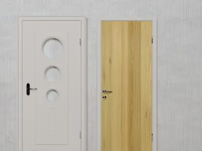 Door Pack Low-poly 3D model