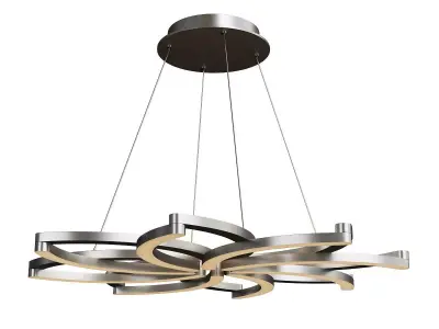 Bloom LED Chandelier Low-poly 3D model