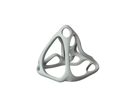 SciFi Cube Object No 64784 Low Poly Shape Low-poly 3D model